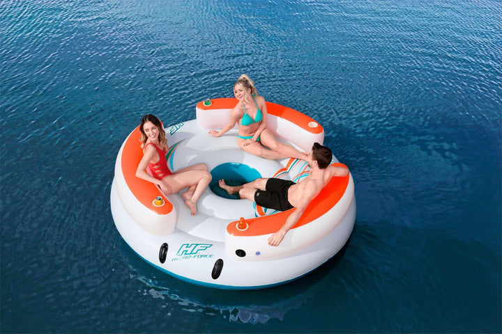 Flotador Isla Con Resplado 4 Personas 2.55X2.55M Bestway