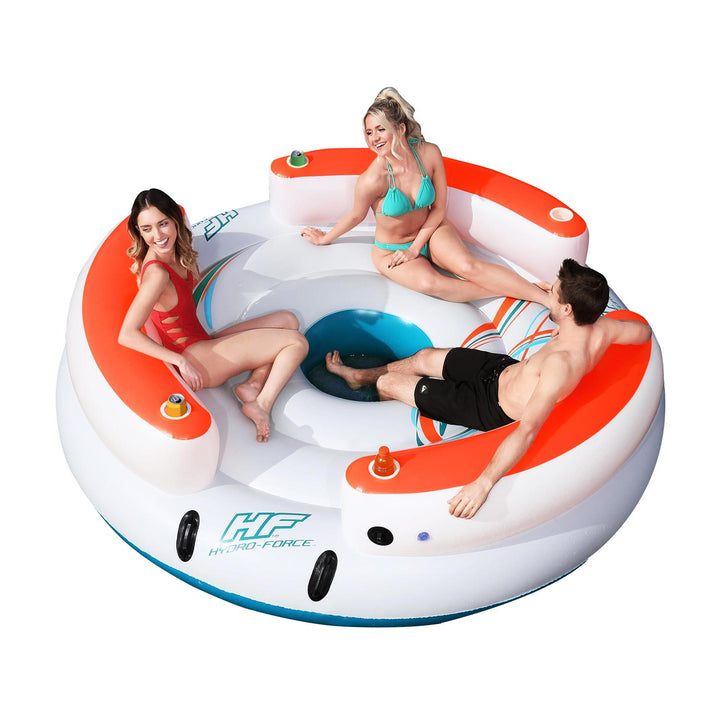 Flotador Isla Con Resplado 4 Personas 2.55X2.55M Bestway
